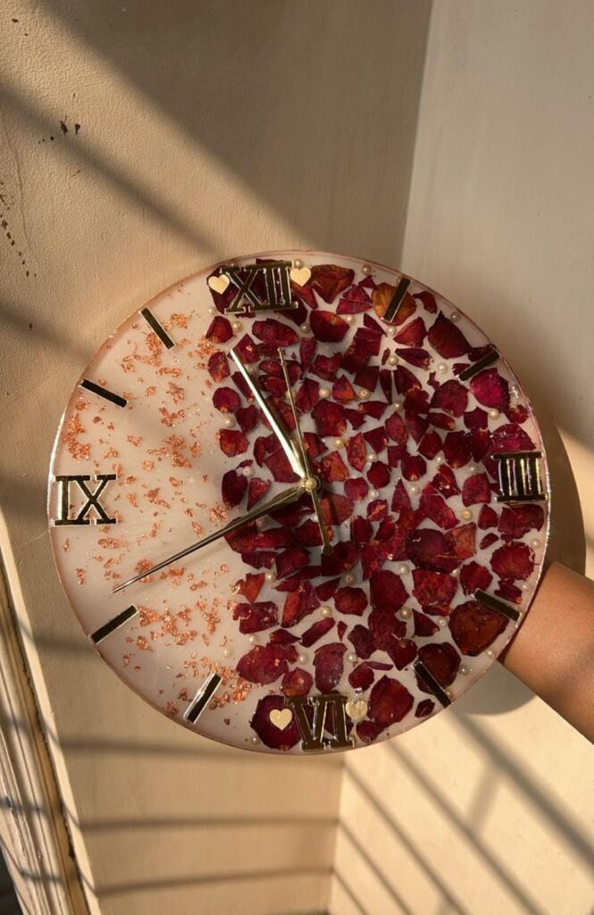 Personalized Resin Clock